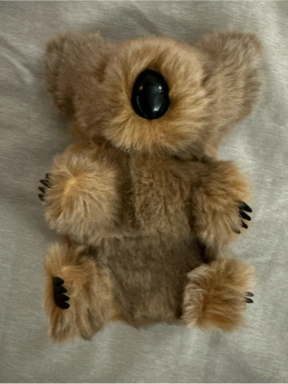 Vintage Plush Koala Bear Real Kangaroo Fur Stuffed Animal Plush 1960/70